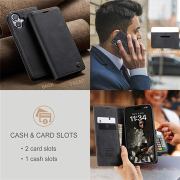 iPhone 16 Plus Caseme 013 Series Pung - Sort