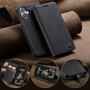 iPhone 16 Plus Caseme 013 Series Pung - Sort