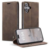 iPhone 16 Plus Caseme 013 Series Pung - Kaffe