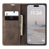 iPhone 16 Plus Caseme 013 Series Pung - Kaffe
