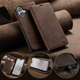 iPhone 16 Plus Caseme 013 Series Pung - Kaffe