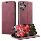 iPhone 16 Plus Caseme 013 Series Pung - Vinrød