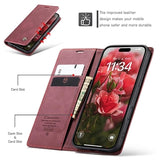 iPhone 16 Plus Caseme 013 Series Pung - Vinrød