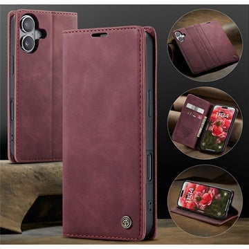 iPhone 16 Plus Caseme 013 Series Pung - Vinrød