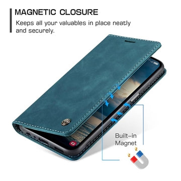 Samsung Galaxy A25 Caseme 013 Series Pung - Blå