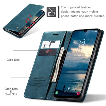 Samsung Galaxy A25 Caseme 013 Series Pung - Blå