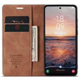 Samsung Galaxy A54 5G Caseme 013 Series Pung - Brun