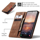 Samsung Galaxy A54 5G Caseme 013 Series Pung - Brun