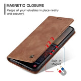Samsung Galaxy A54 5G Caseme 013 Series Pung - Brun
