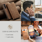 Samsung Galaxy S24 Caseme 013 Series Pung - Brun