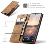 Samsung Galaxy S24 Caseme 013 Series Pung - Brun