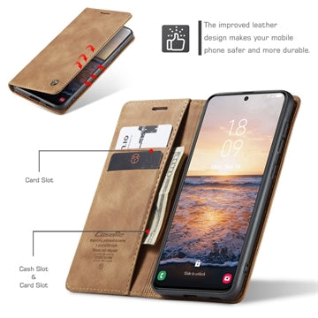 Samsung Galaxy S24 Caseme 013 Series Pung - Brun