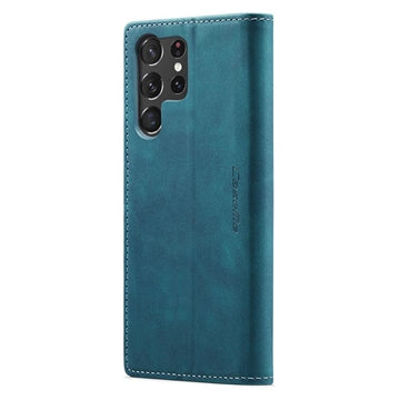 Samsung Galaxy S24 Ultra Caseme 013 Series Pung Cover - Blå