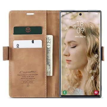 Samsung Galaxy S24 Ultra Caseme 013 Series Pung - Brun