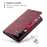 iPhone 11 Caseme 013 Series Pung - Vinrød