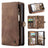 Caseme 2-i-1 Multifunktionel Samsung Galaxy A53 5G Pung - Brun