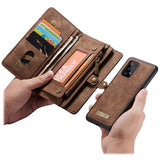 Caseme 2-i-1 Multifunktionel Samsung Galaxy A53 5G Pung - Brun