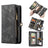 Caseme 2-i-1 Multifunktionel Samsung Galaxy S22 Ultra 5G Pung - Sort