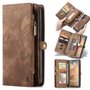 Caseme 2-i-1 Multifunktionel Samsung Galaxy S22 Ultra 5G Pung - Brun