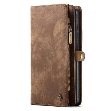 Caseme 2-i-1 Multifunktionel Samsung Galaxy S22 Ultra 5G Pung - Brun