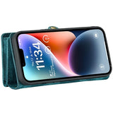iPhone 15 Pro Caseme 2-i-1 Multifunktionel Pung - Blå