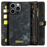 iPhone 15 Pro Max Caseme 2-i-1 Multifunktionel Pung - Sort