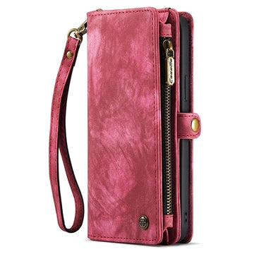iPhone 15 Pro Max Caseme 2-i-1 Multifunktionel Pung - Rød