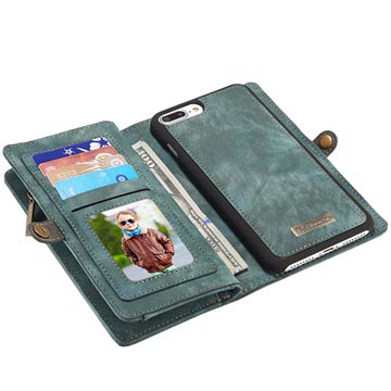 Caseme 2-in-1 iPhone 7 Plus / iPhone 8 Plus Pung - Blå