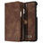 Caseme 2-in-1 iPhone 7 Plus / iPhone 8 Plus Pung - Brun