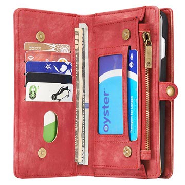 Caseme 2-in-1 iPhone 7 Plus / iPhone 8 Plus Pung - Rød