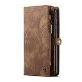CaseMe 2-i-1 Multifunktionel Samsung Galaxy S10+ Pung - Brun