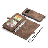CaseMe 2-i-1 Multifunktionel Samsung Galaxy S10+ Pung - Brun