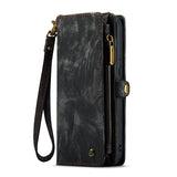 Caseme 2-i-1 Multifunktionel iPhone 12/12 Pro Pung - Sort