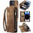 Caseme 2-i-1 Multifunktionel iPhone 12/12 Pro Pung - Brun