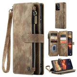 Caseme C30 Multifunktionel Samsung Galaxy A53 5G Pung - Brun