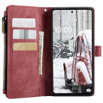 Caseme C30 Multifunktionel Samsung Galaxy A53 5G Pung - Rød