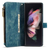 Caseme C30 Multifunktionel Samsung Galaxy Z Fold4 Pung - Blå