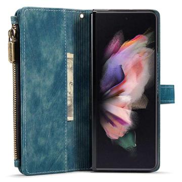 Caseme C30 Multifunktionel Samsung Galaxy Z Fold4 Pung - Blå