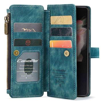 Caseme C30 Multifunktionel Samsung Galaxy Z Fold4 Pung - Blå