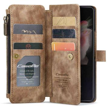 Caseme C30 Multifunktionel Samsung Galaxy Z Fold4 Pung - Brun