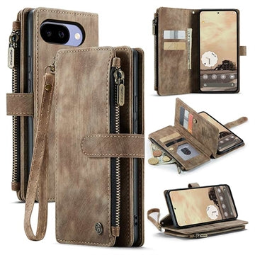 Google Pixel 10a Caseme C30 Multifunktionel Pung - Brun