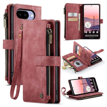 Google Pixel 10a Caseme C30 Multifunktionel Pung - Rød