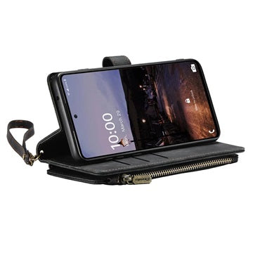 Caseme C30 Multifunktionel Samsung Galaxy A33 5G Pung - Sort