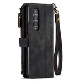Caseme C30 Multifunktionel Samsung Galaxy Z Fold4 Pung - Sort