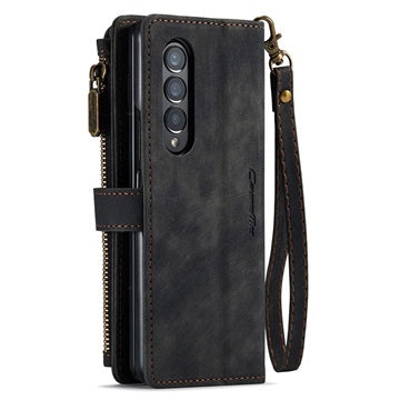 Caseme C30 Multifunktionel Samsung Galaxy Z Fold4 Pung - Sort