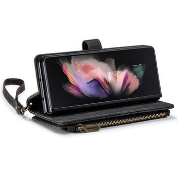 Caseme C30 Multifunktionel Samsung Galaxy Z Fold4 Pung - Sort