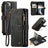 iPhone 14 Caseme C30 Multifunktionel Pung - Sort