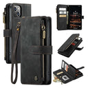 Caseme C30 Multifunktionel iPhone 14 Plus Pung - Sort