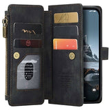 Caseme C30 Multifunktionel iPhone 14 Pro Pung - Sort