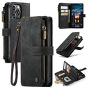 Caseme C30 Multifunktionel iPhone 14 Pro Max Pung - Sort